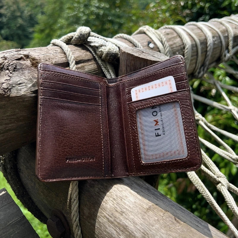 Wallet With Extra Card Holder,100% Genuine Leather Wallet