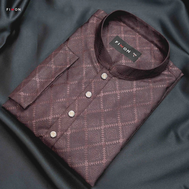 Luxury Kaatan Panjabi | EID26 | Chocolate