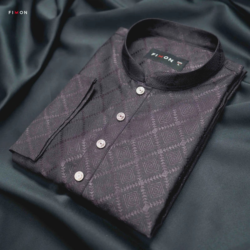 Luxury Kaatan Panjabi | EID26 | Dark Purple