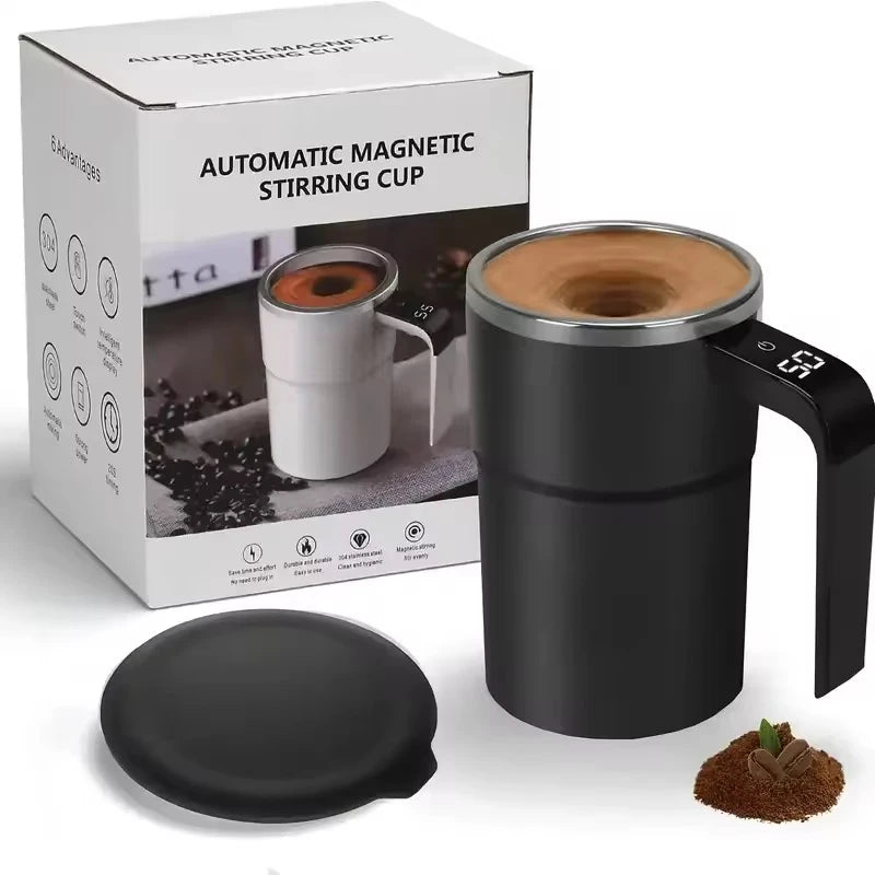AutoMix Smart Mug, Self Stirring Mug with Temperature Display