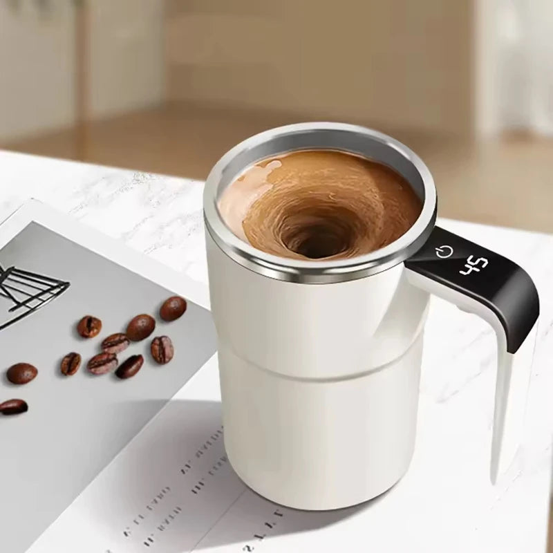 AutoMix Smart Mug, Self Stirring Mug with Temperature Display