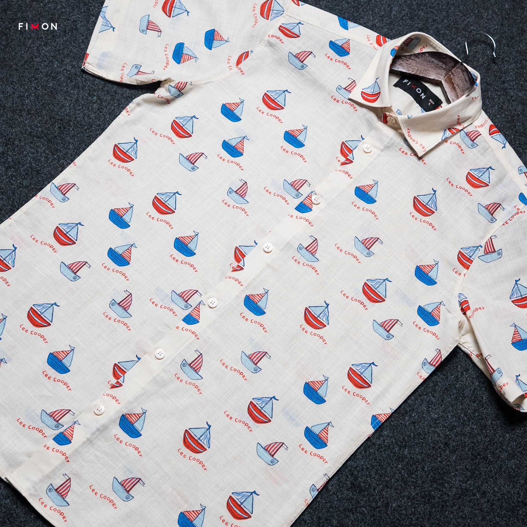 Boat Pattern beige