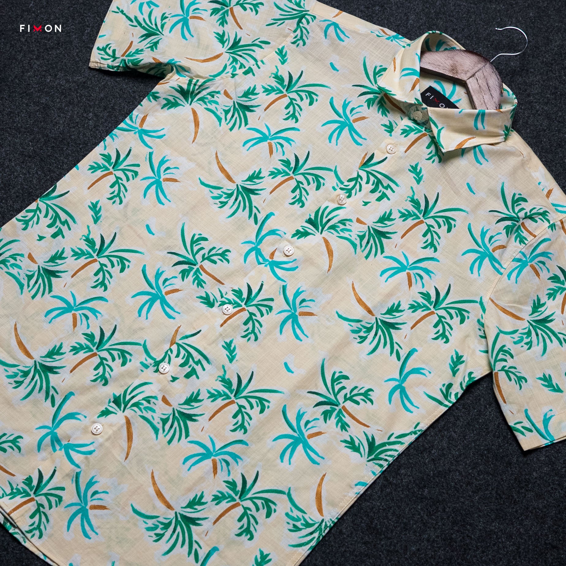 Tree Print Ivory