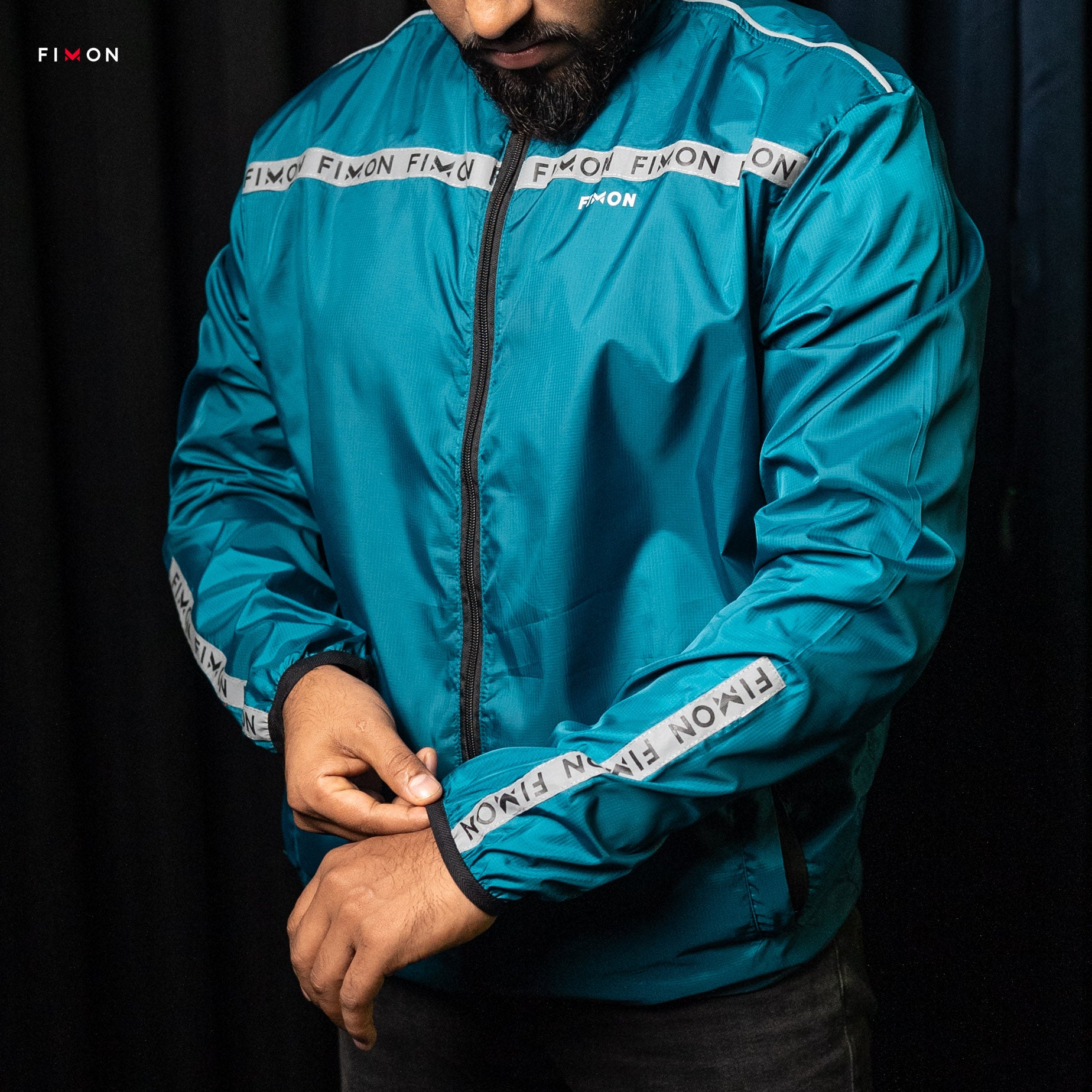 Windbreaker-Aqua Teal